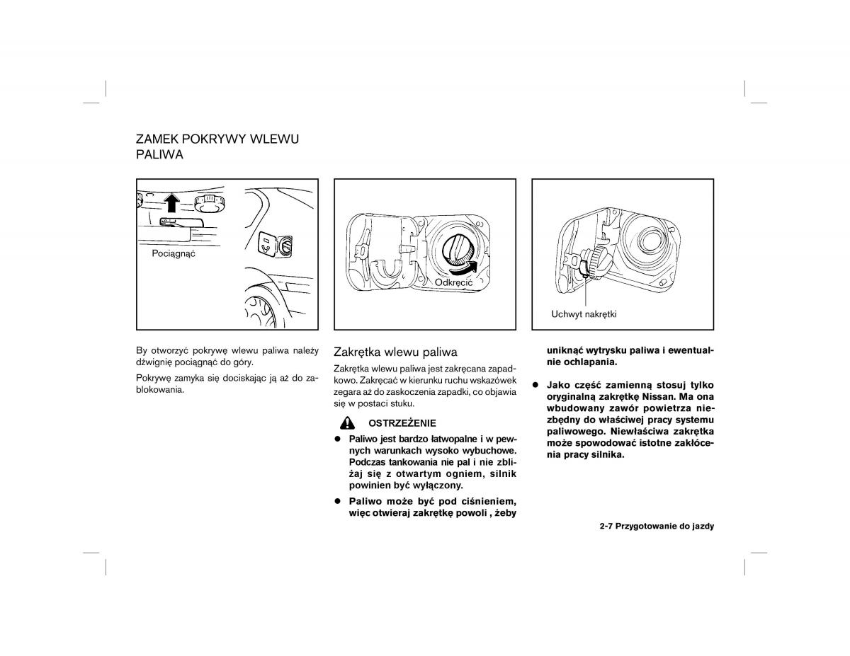 Nissan Almera Tino instrukcja obslugi / page 39