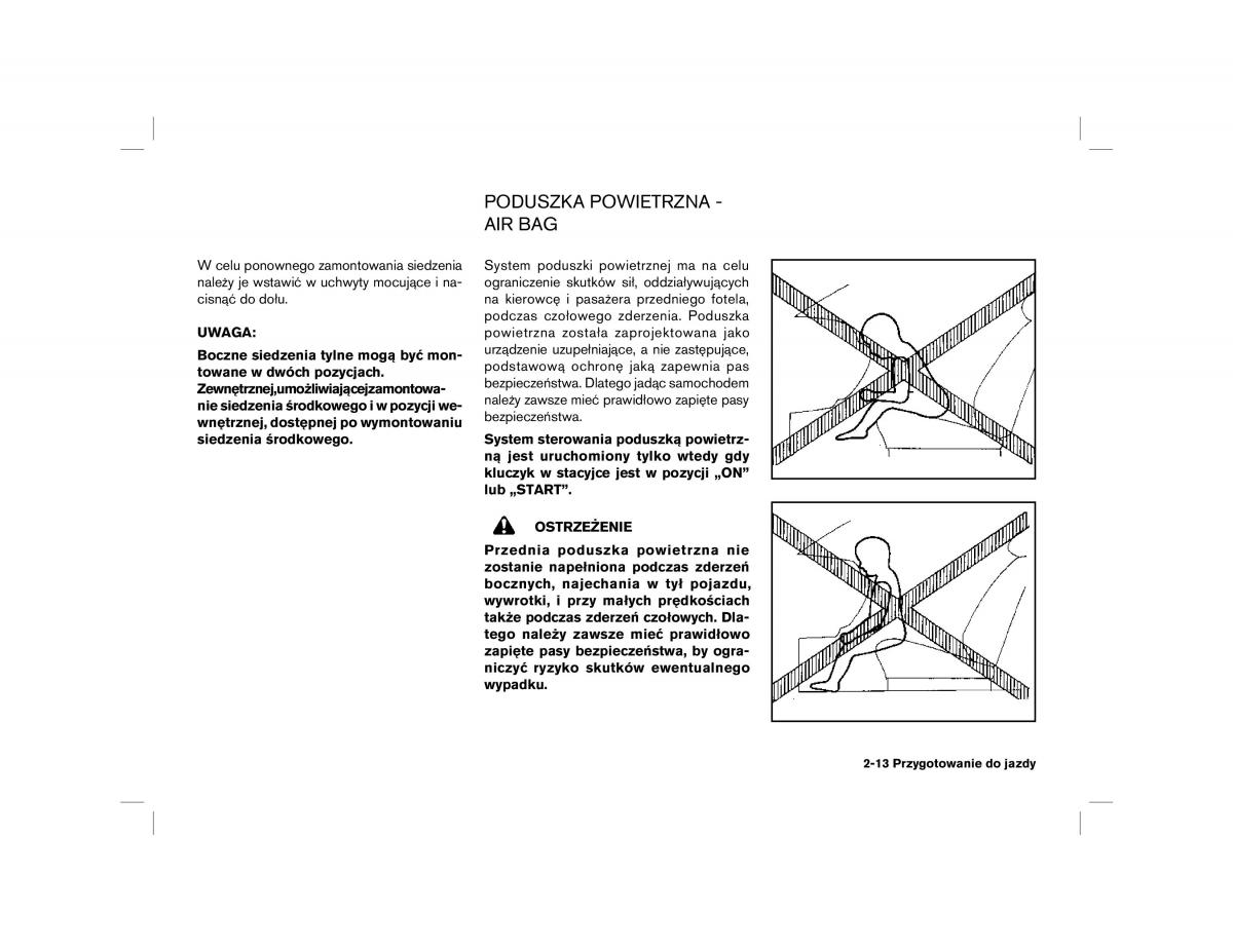 Nissan Almera Tino instrukcja obslugi / page 45