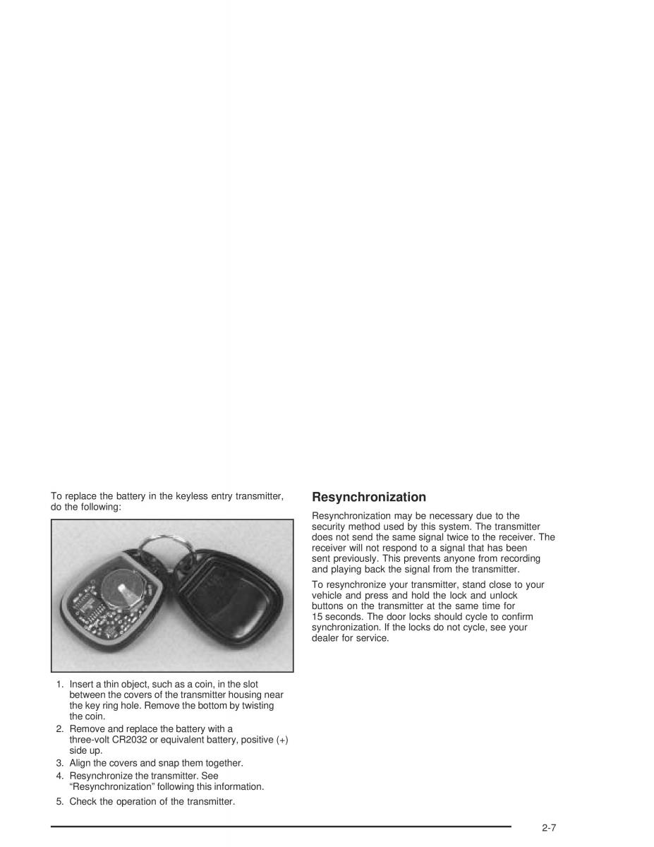 Hummer H2 owners manual / page 83