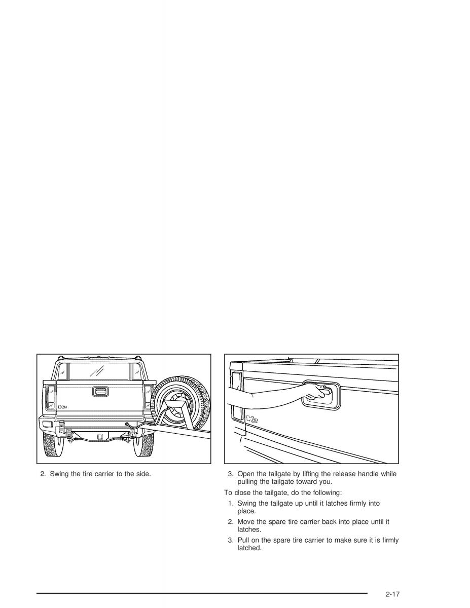 Hummer H2 owners manual / page 93