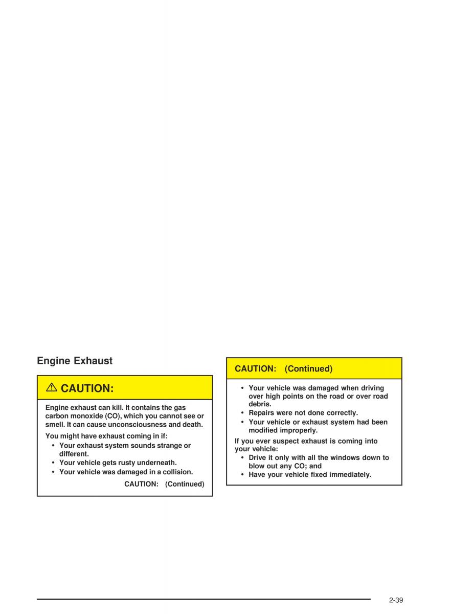 Hummer H2 owners manual / page 115