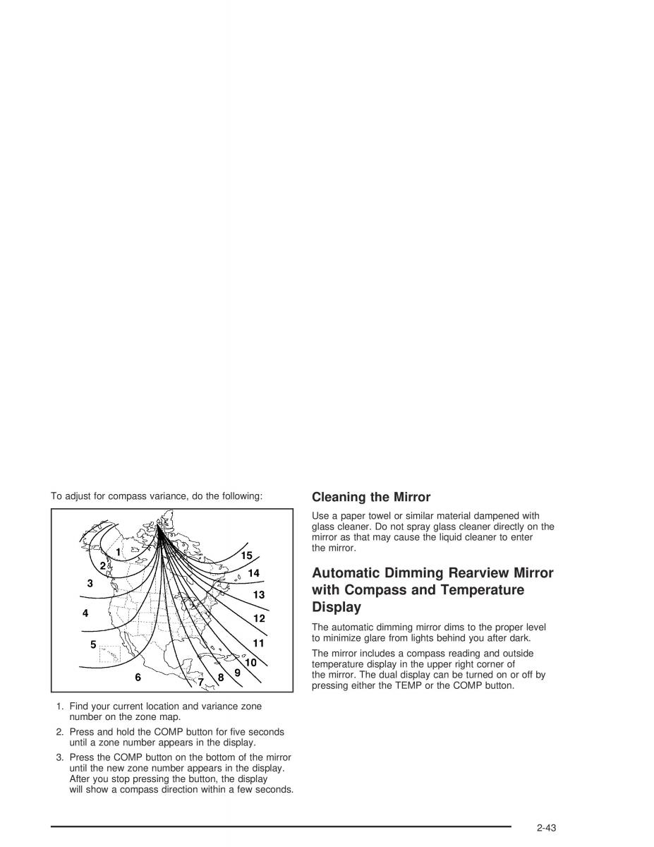 Hummer H2 owners manual / page 119