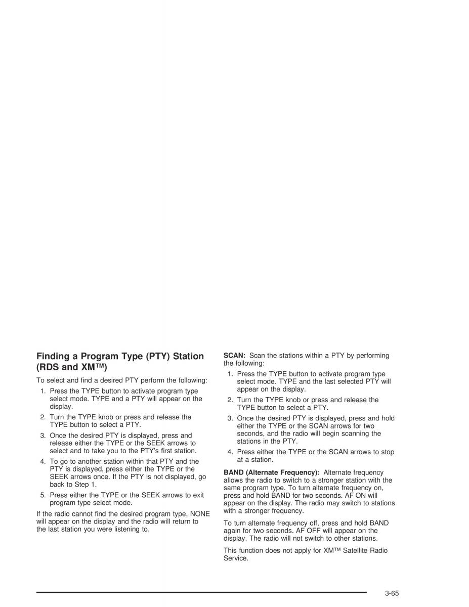 Hummer H2 owners manual / page 205