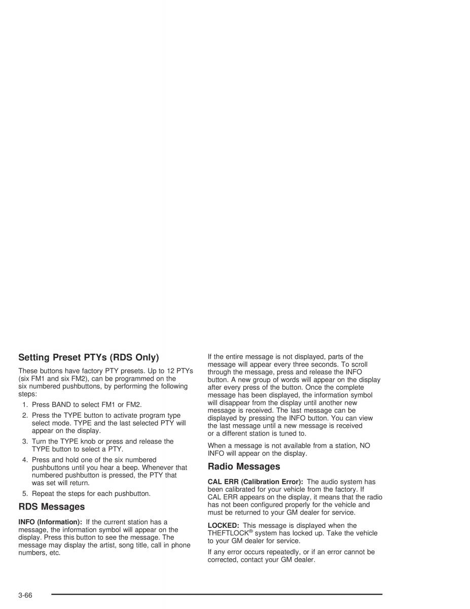 Hummer H2 owners manual / page 206