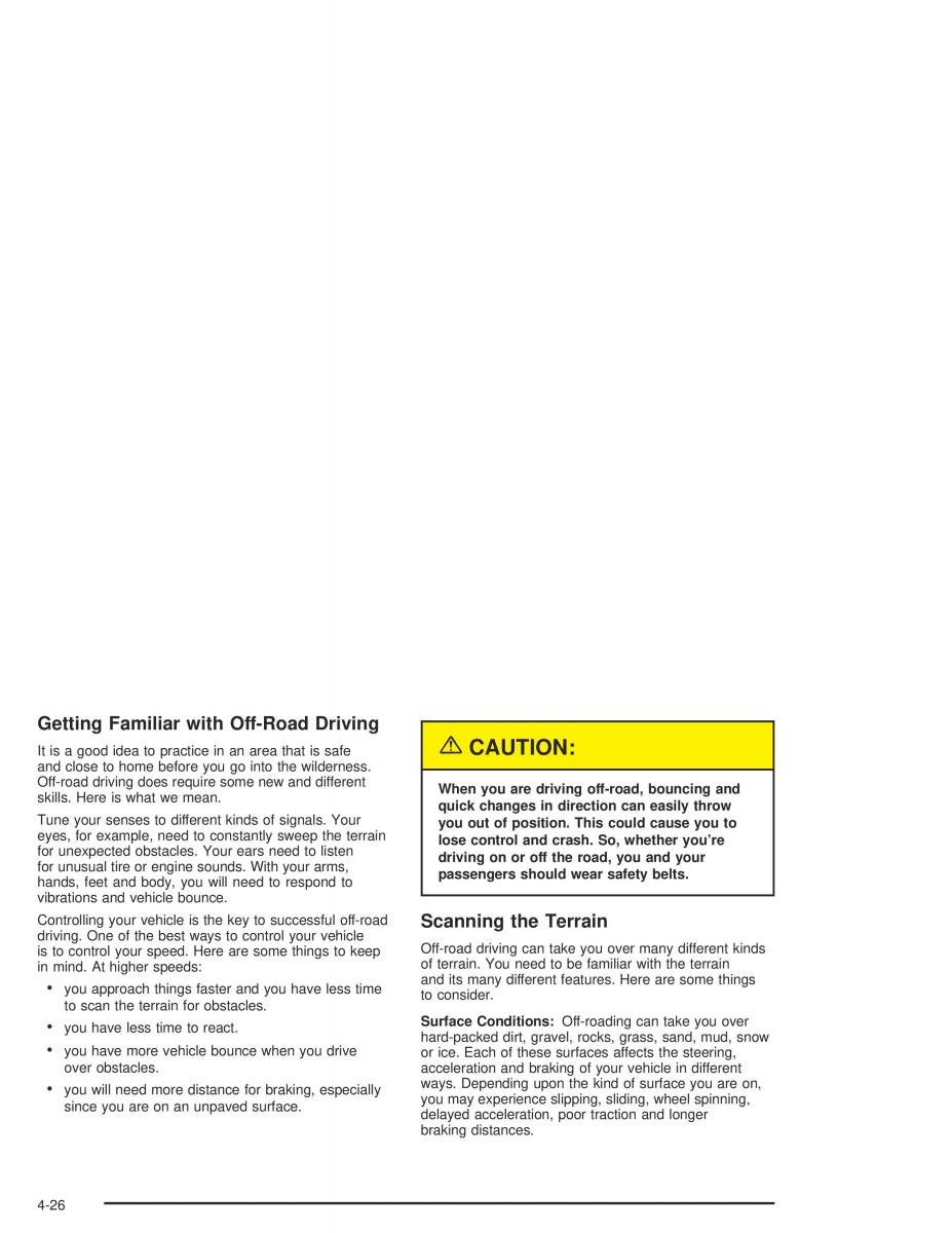 Hummer H2 owners manual / page 258