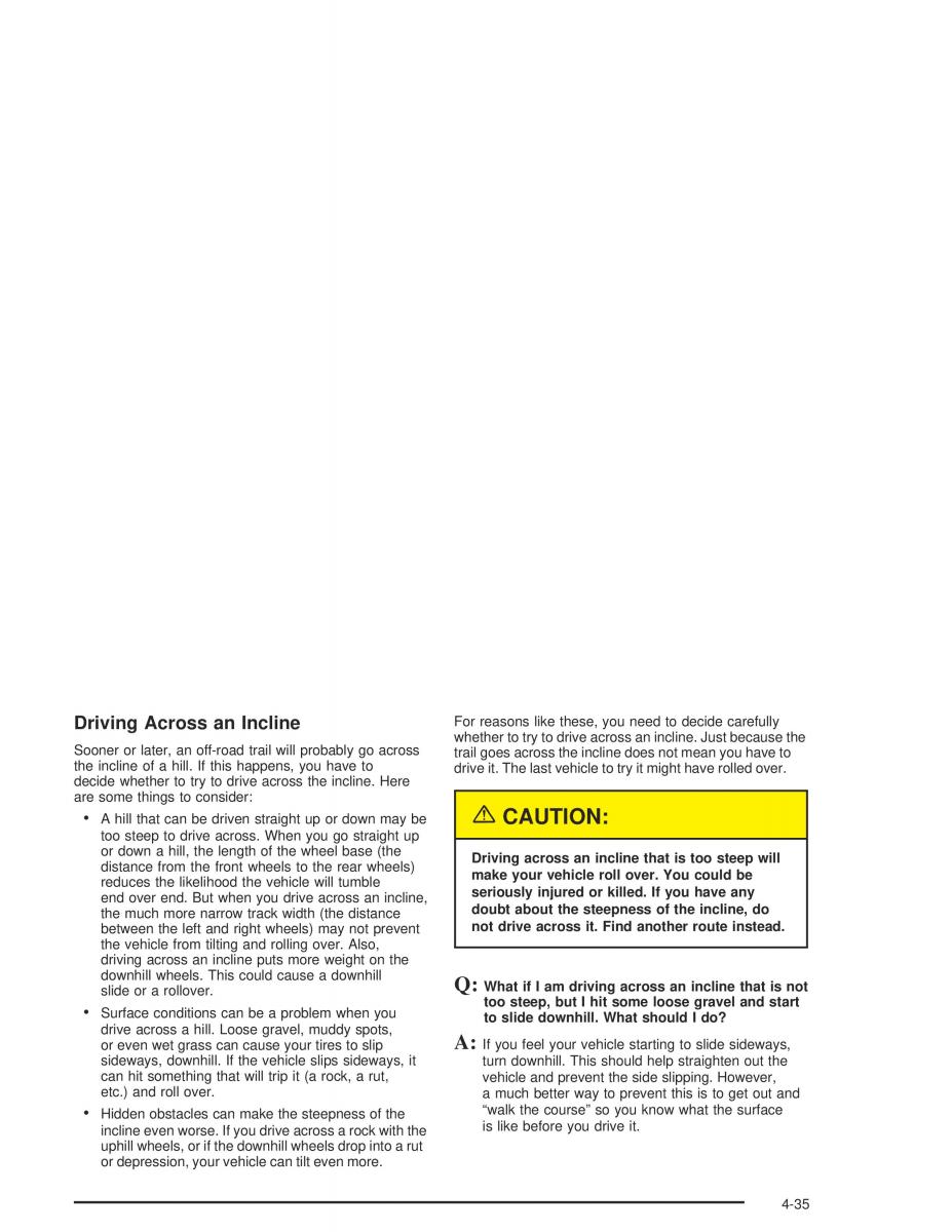 Hummer H2 owners manual / page 267