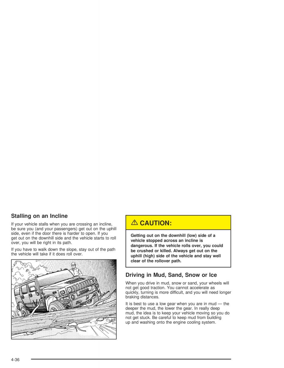 Hummer H2 owners manual / page 268