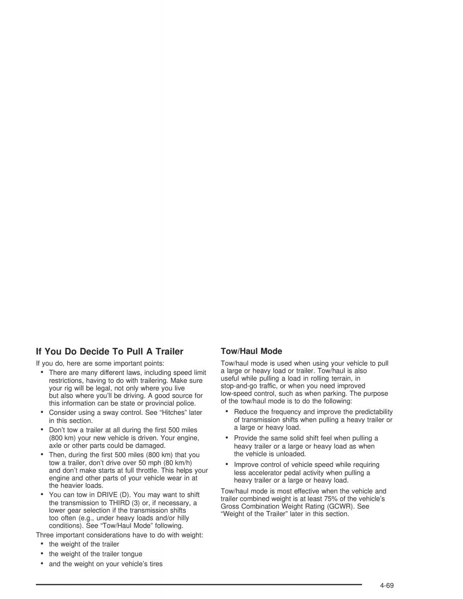 Hummer H2 owners manual / page 301