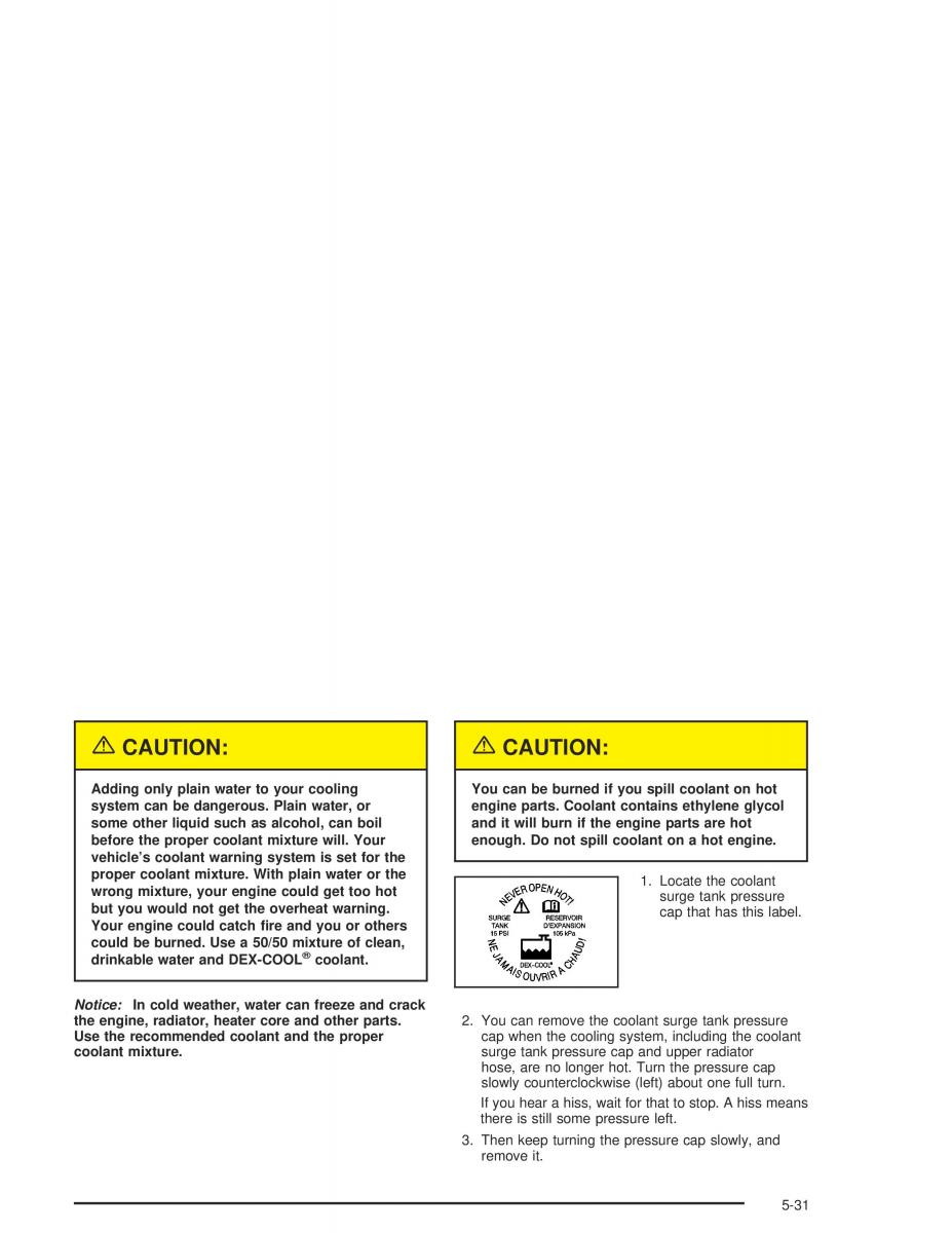 Hummer H2 owners manual / page 343