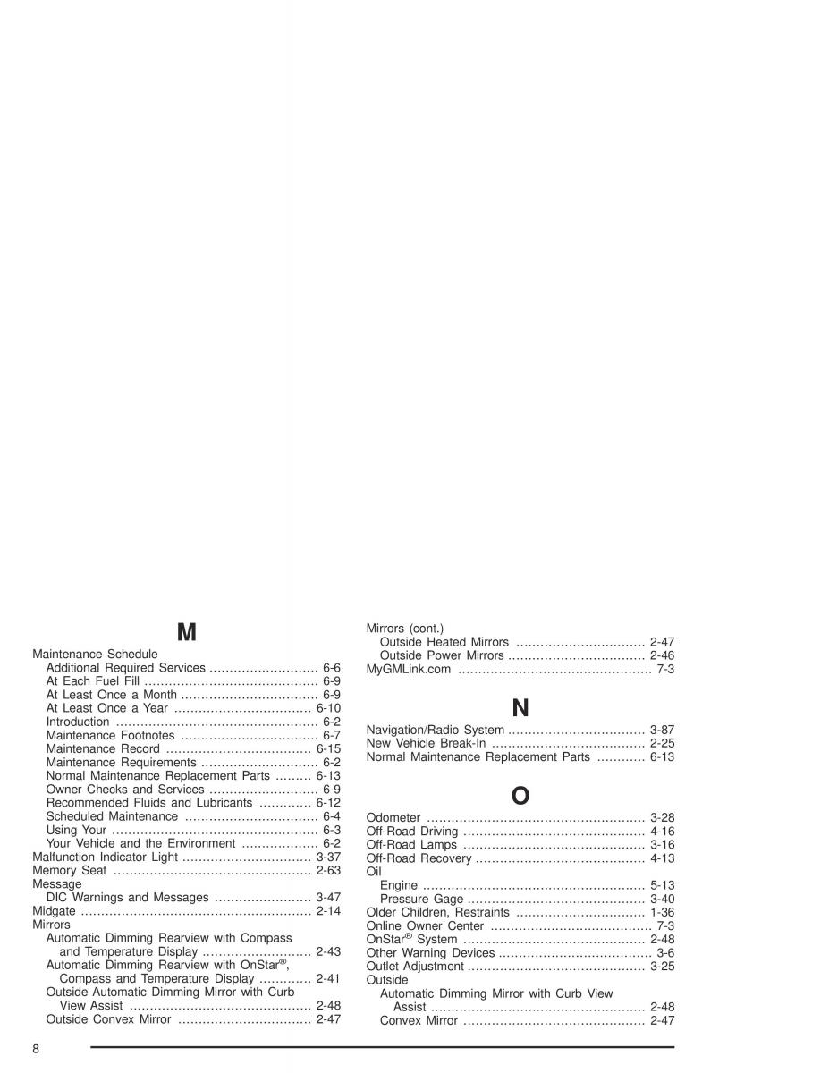 Hummer H2 owners manual / page 462