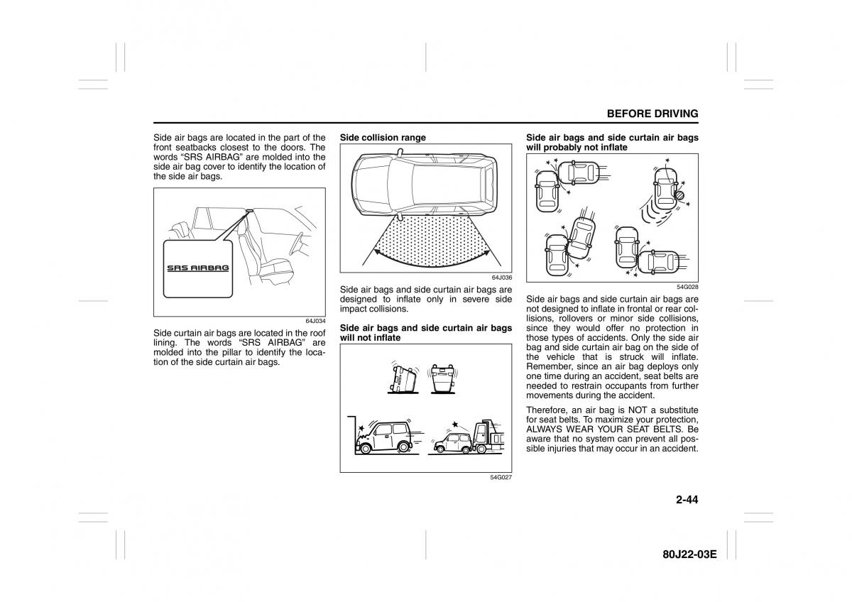 Suzuki SX4 owners manual / page 57