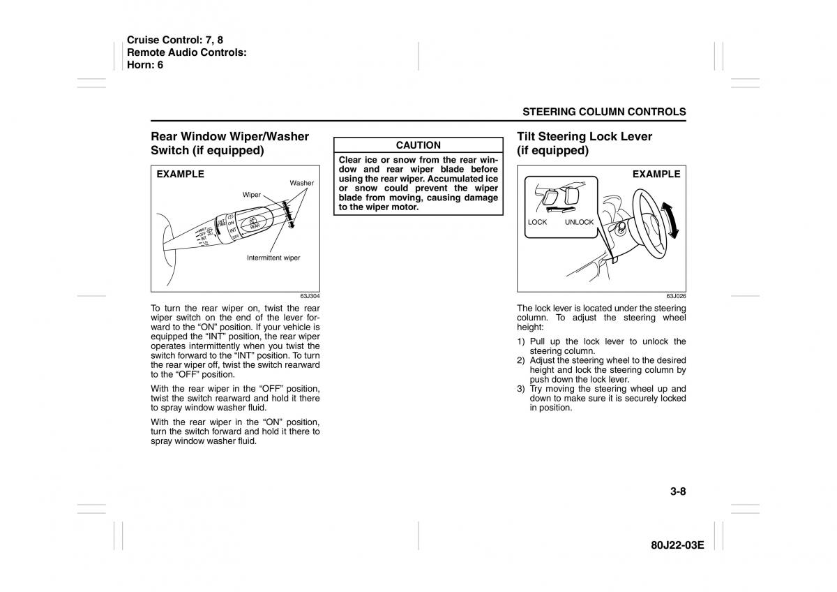 Suzuki SX4 owners manual / page 73