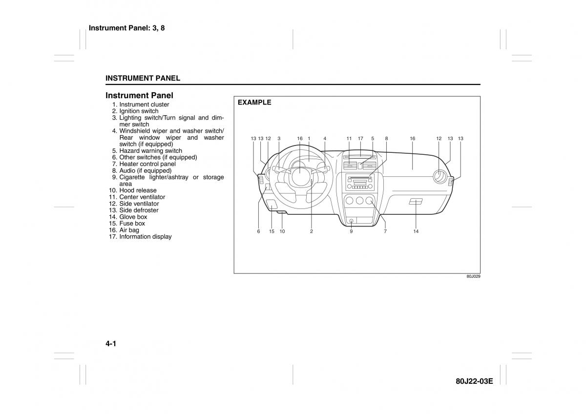 Suzuki SX4 owners manual / page 78