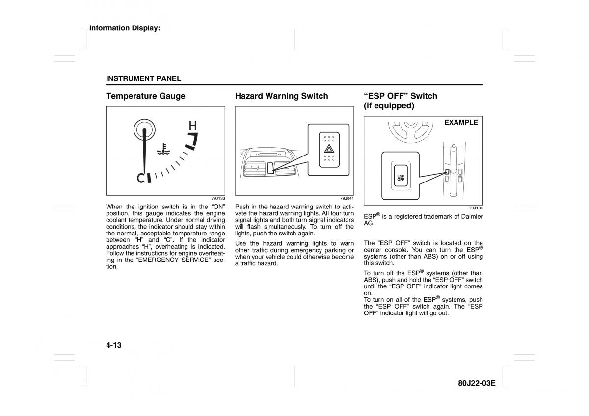 Suzuki SX4 owners manual / page 90