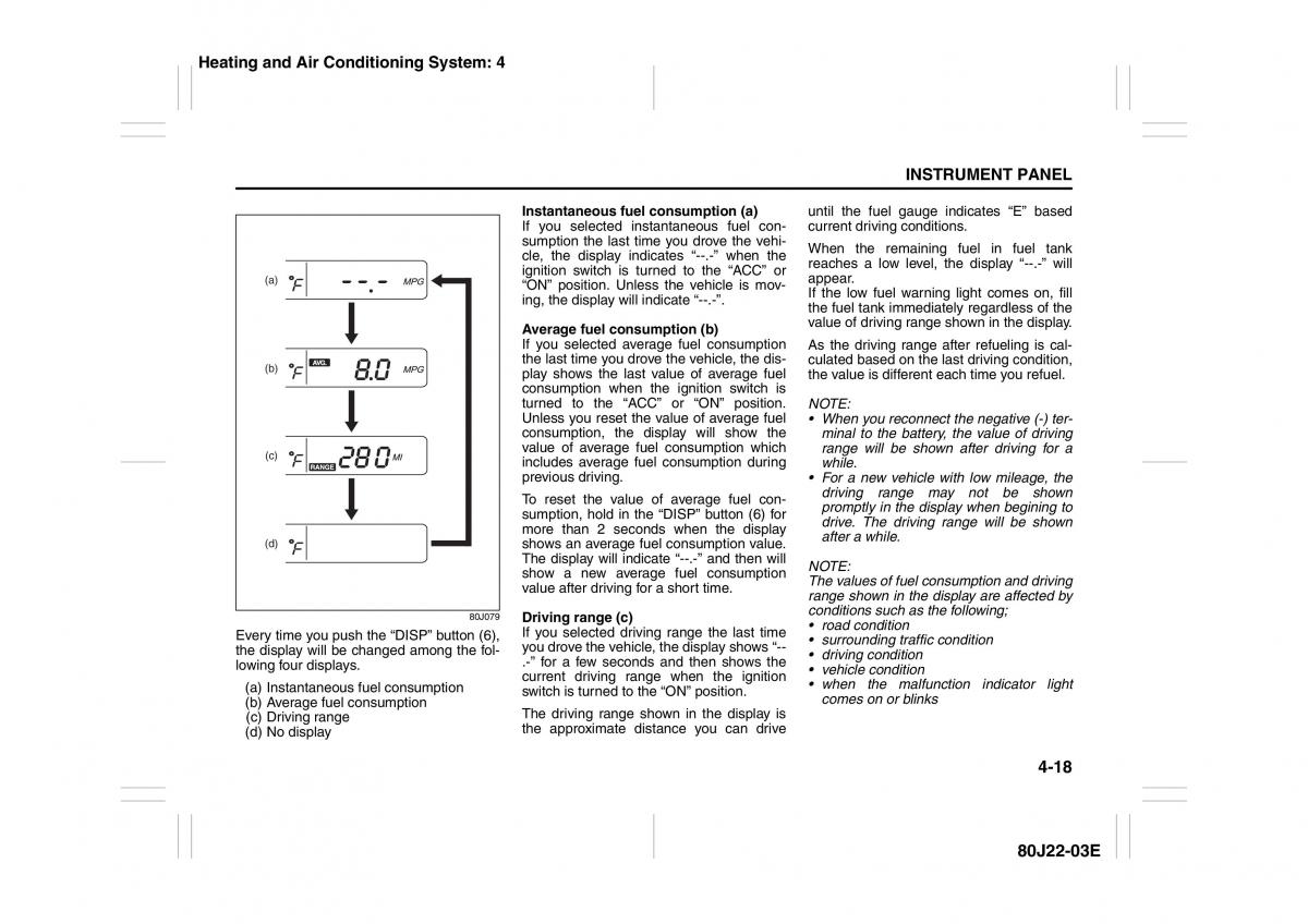 Suzuki SX4 owners manual / page 95