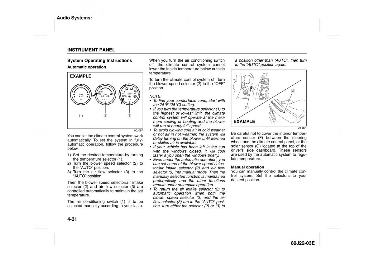 Suzuki SX4 owners manual / page 108