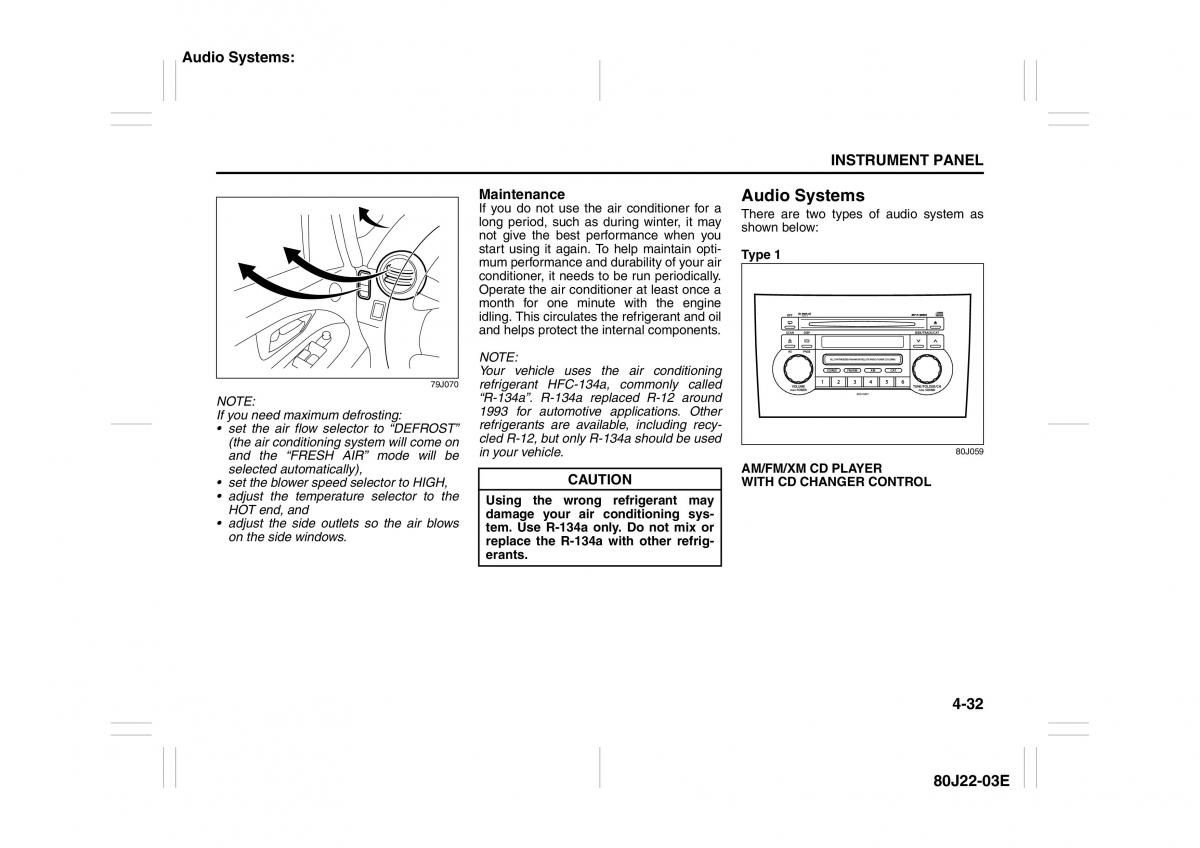 Suzuki SX4 owners manual / page 109