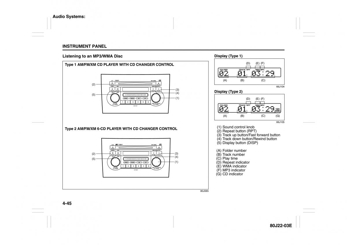 Suzuki SX4 owners manual / page 122