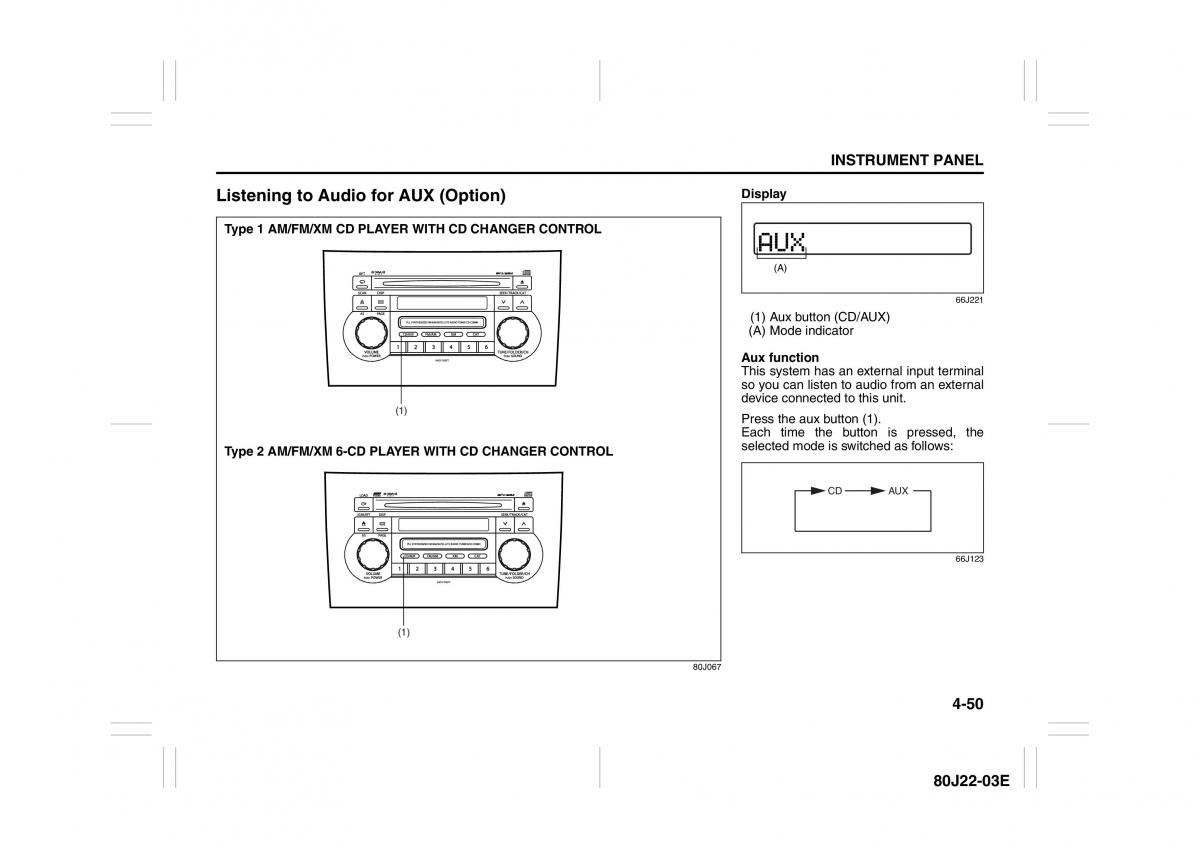 Suzuki SX4 owners manual / page 127