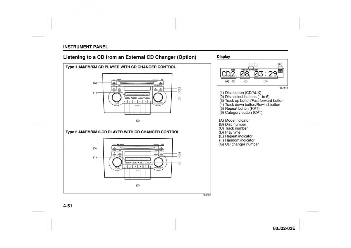 Suzuki SX4 owners manual / page 128