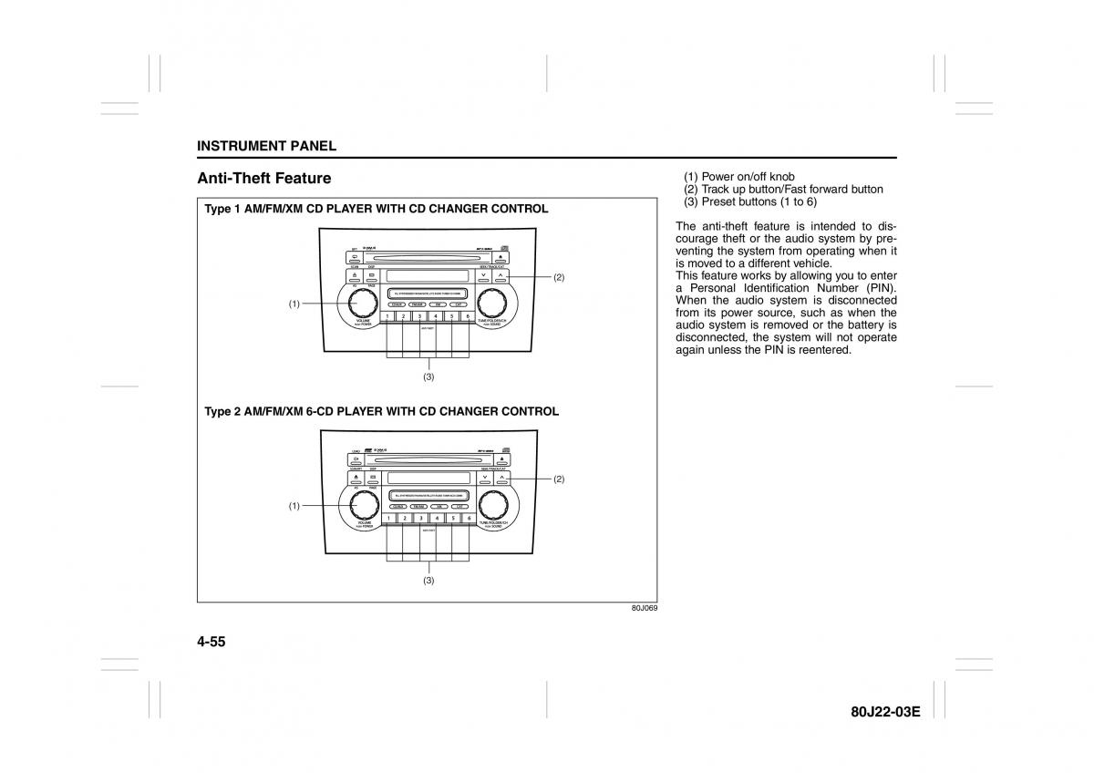 Suzuki SX4 owners manual / page 132