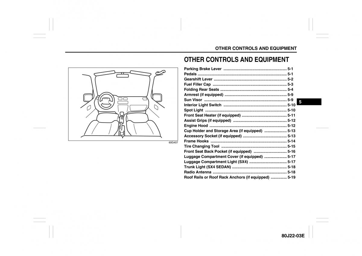 Suzuki SX4 owners manual / page 137