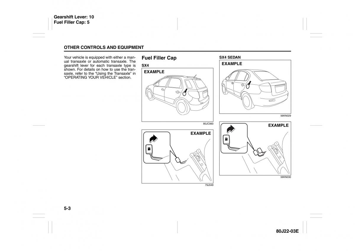 Suzuki SX4 owners manual / page 140