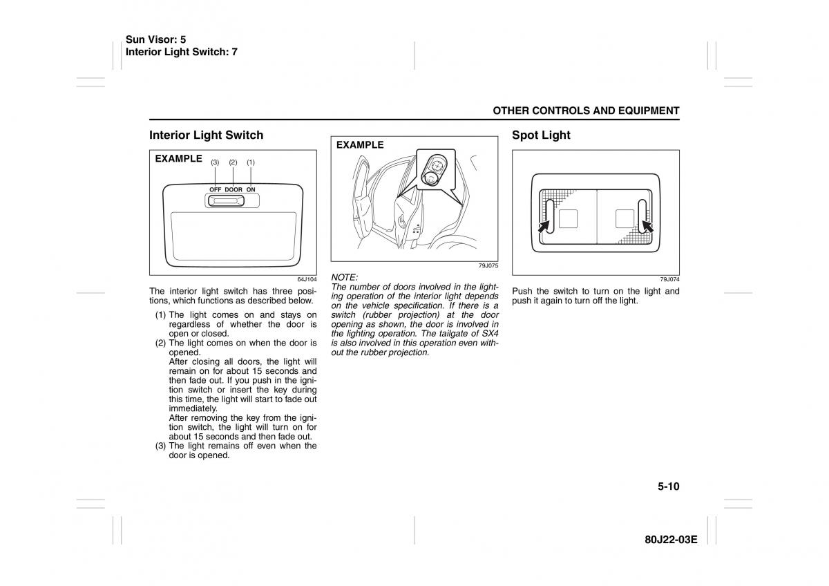 Suzuki SX4 owners manual / page 147