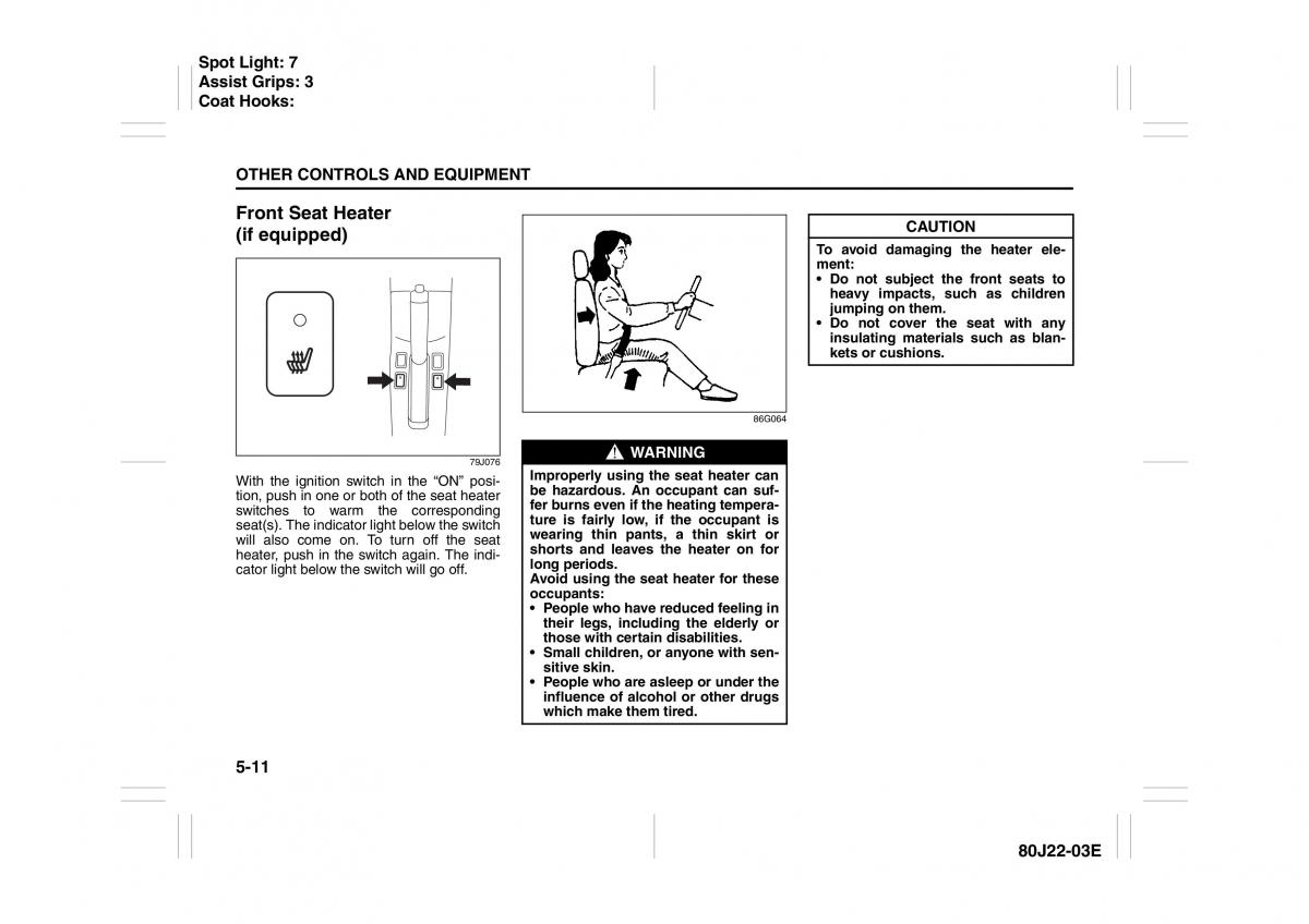 Suzuki SX4 owners manual / page 148