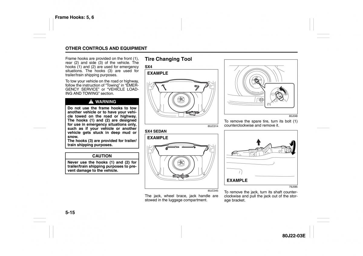 Suzuki SX4 owners manual / page 152