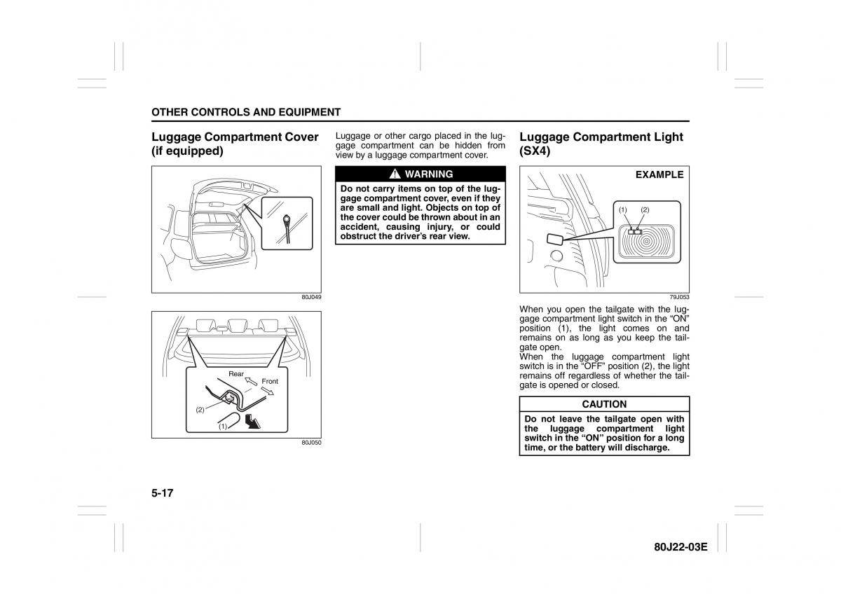 Suzuki SX4 owners manual / page 154