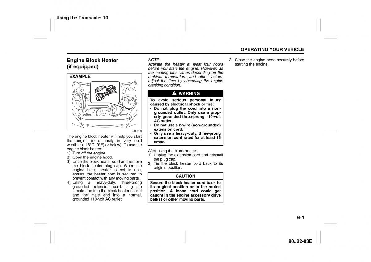 Suzuki SX4 owners manual / page 161