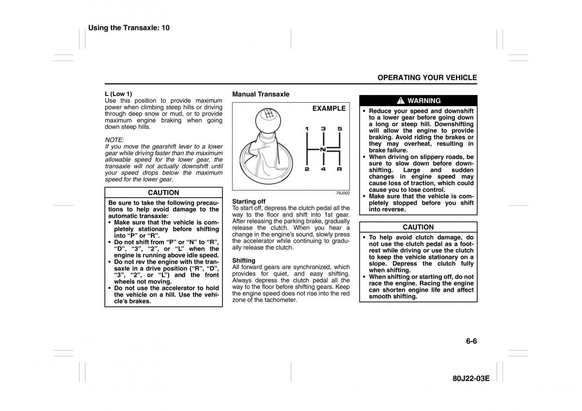 Suzuki SX4 owners manual / page 163