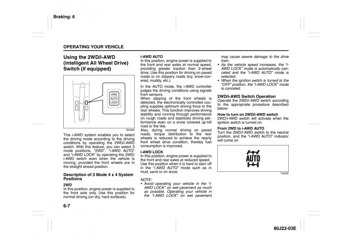 Suzuki SX4 owners manual / page 164