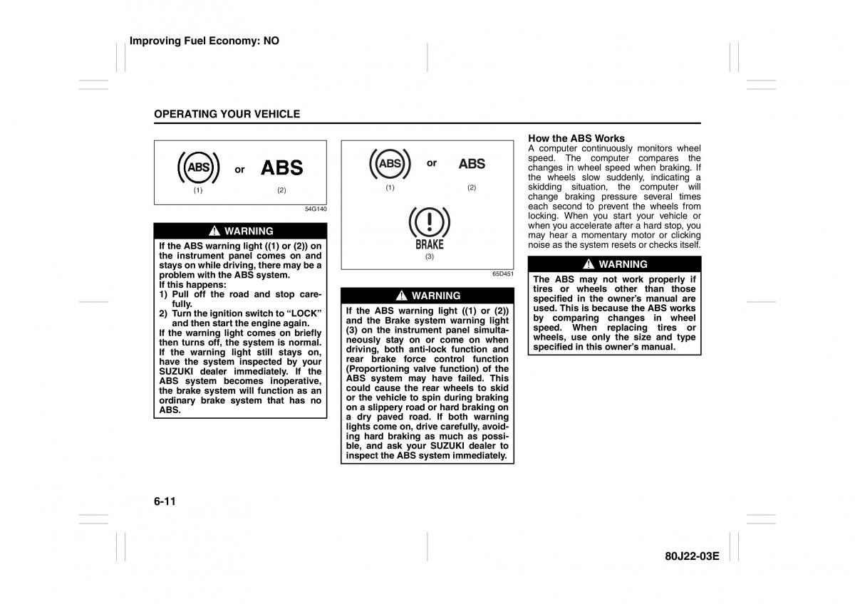 Suzuki SX4 owners manual / page 168