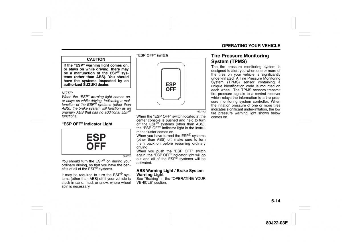 Suzuki SX4 owners manual / page 171