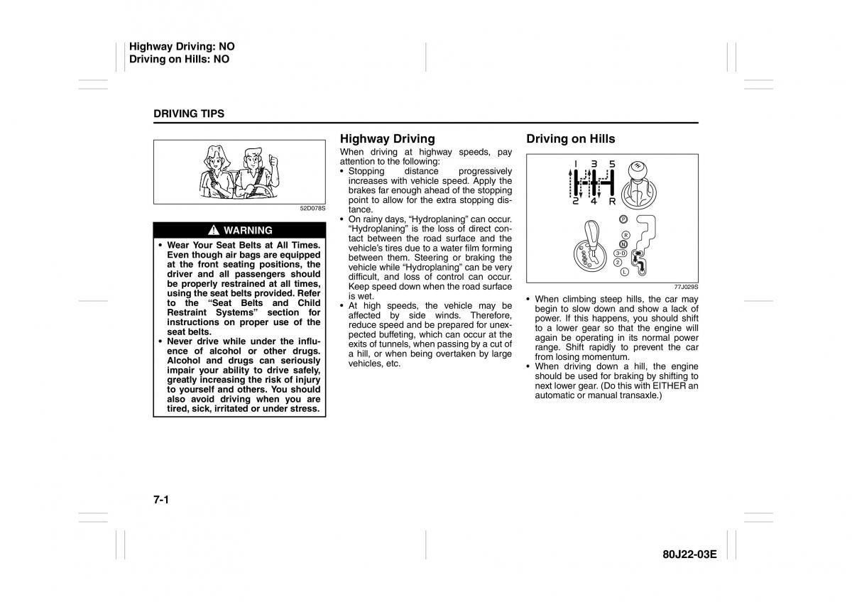 Suzuki SX4 owners manual / page 180