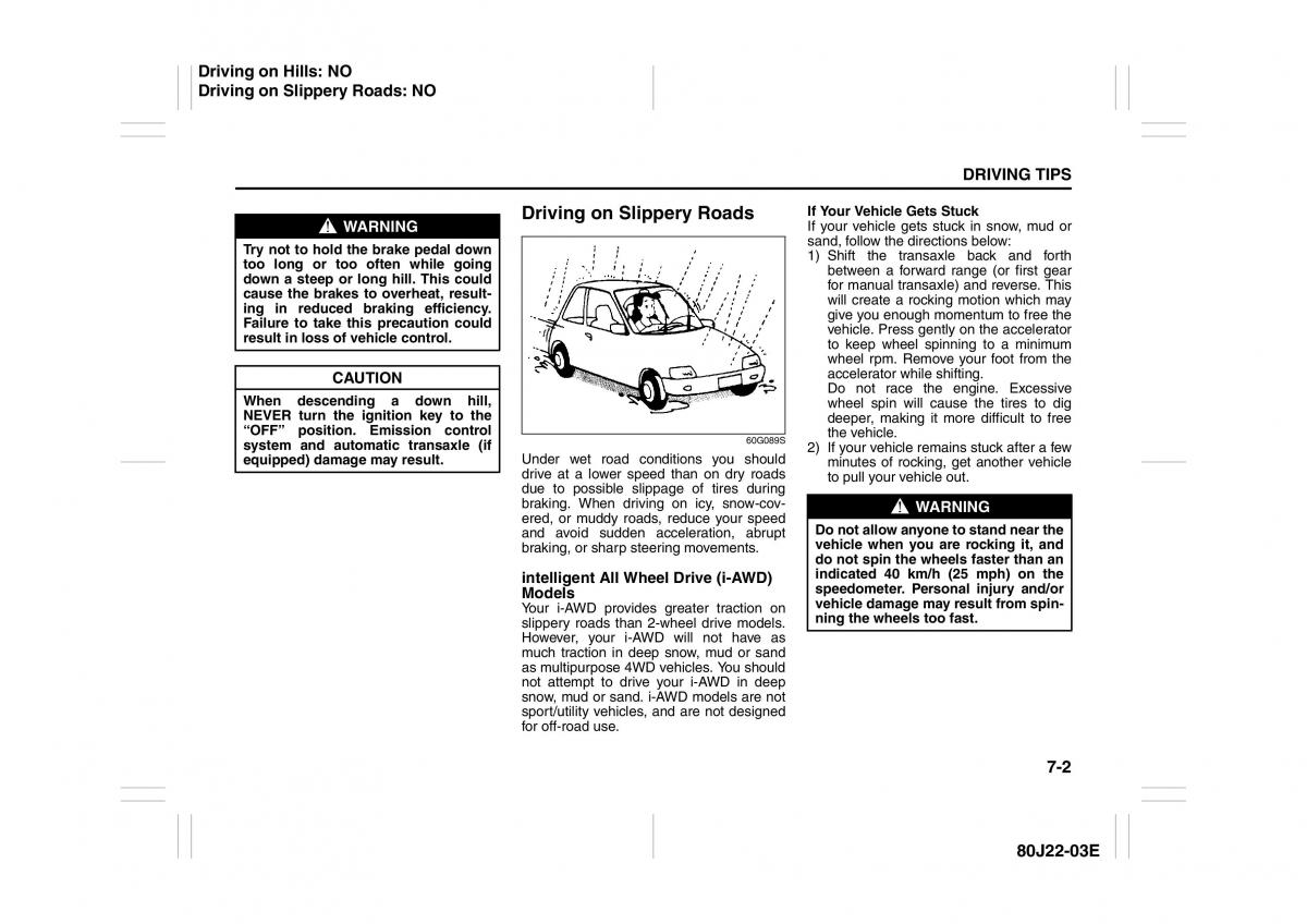 Suzuki SX4 owners manual / page 181