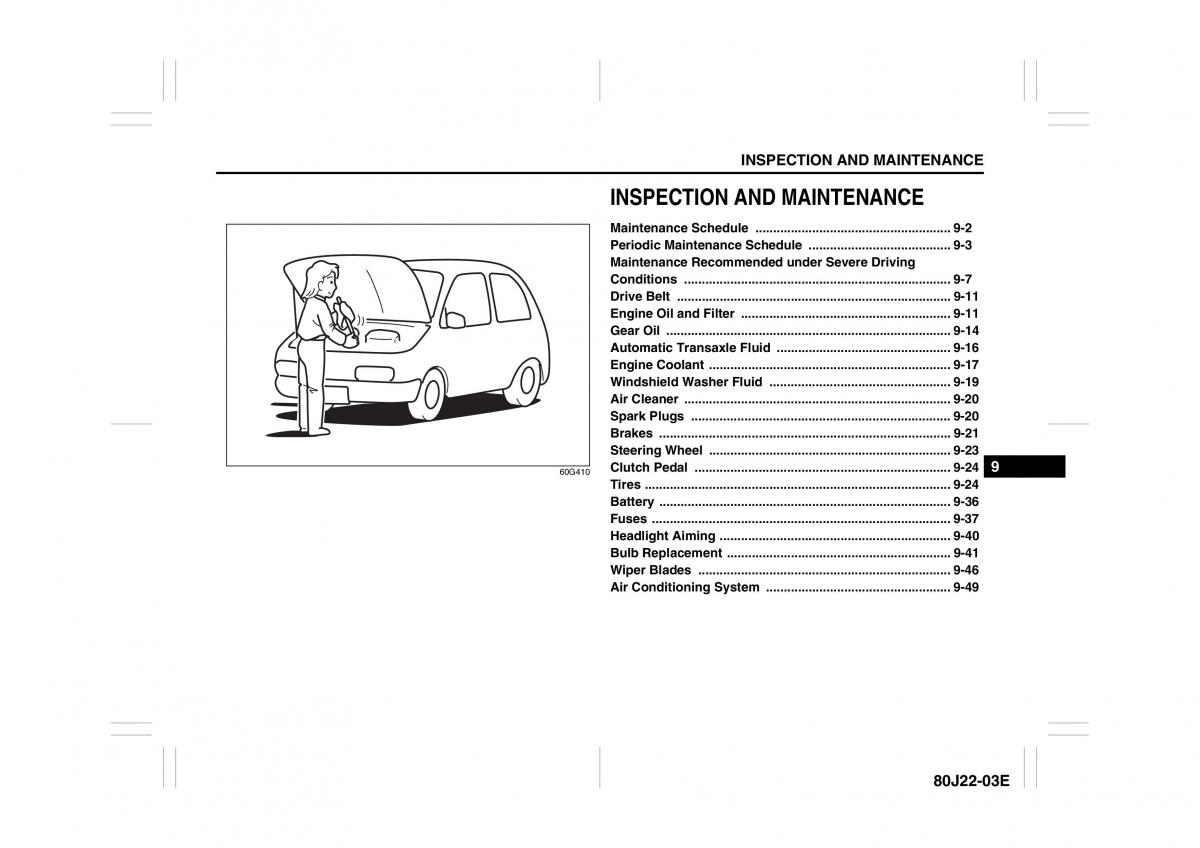 Suzuki SX4 owners manual / page 191