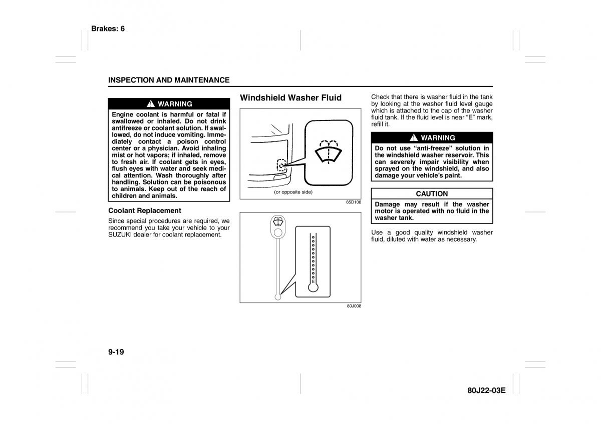 Suzuki SX4 owners manual / page 210