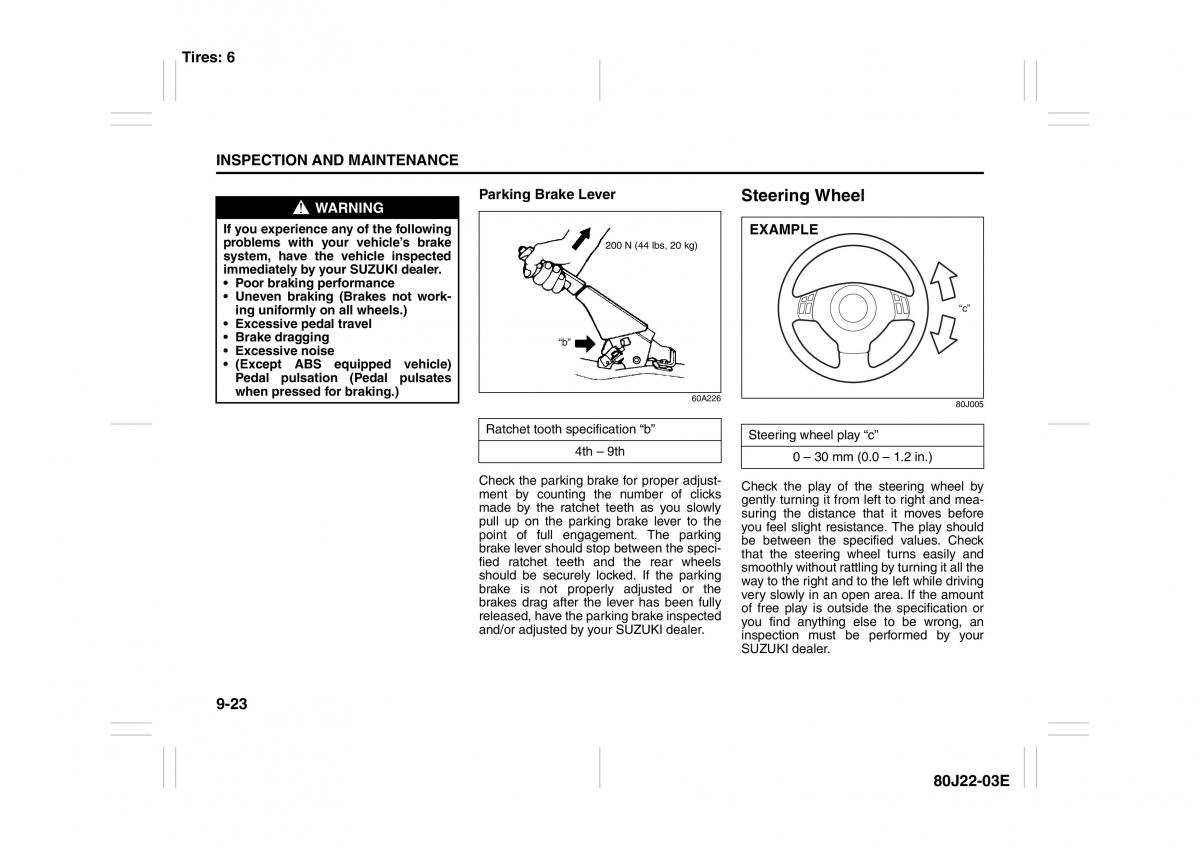 Suzuki SX4 owners manual / page 214