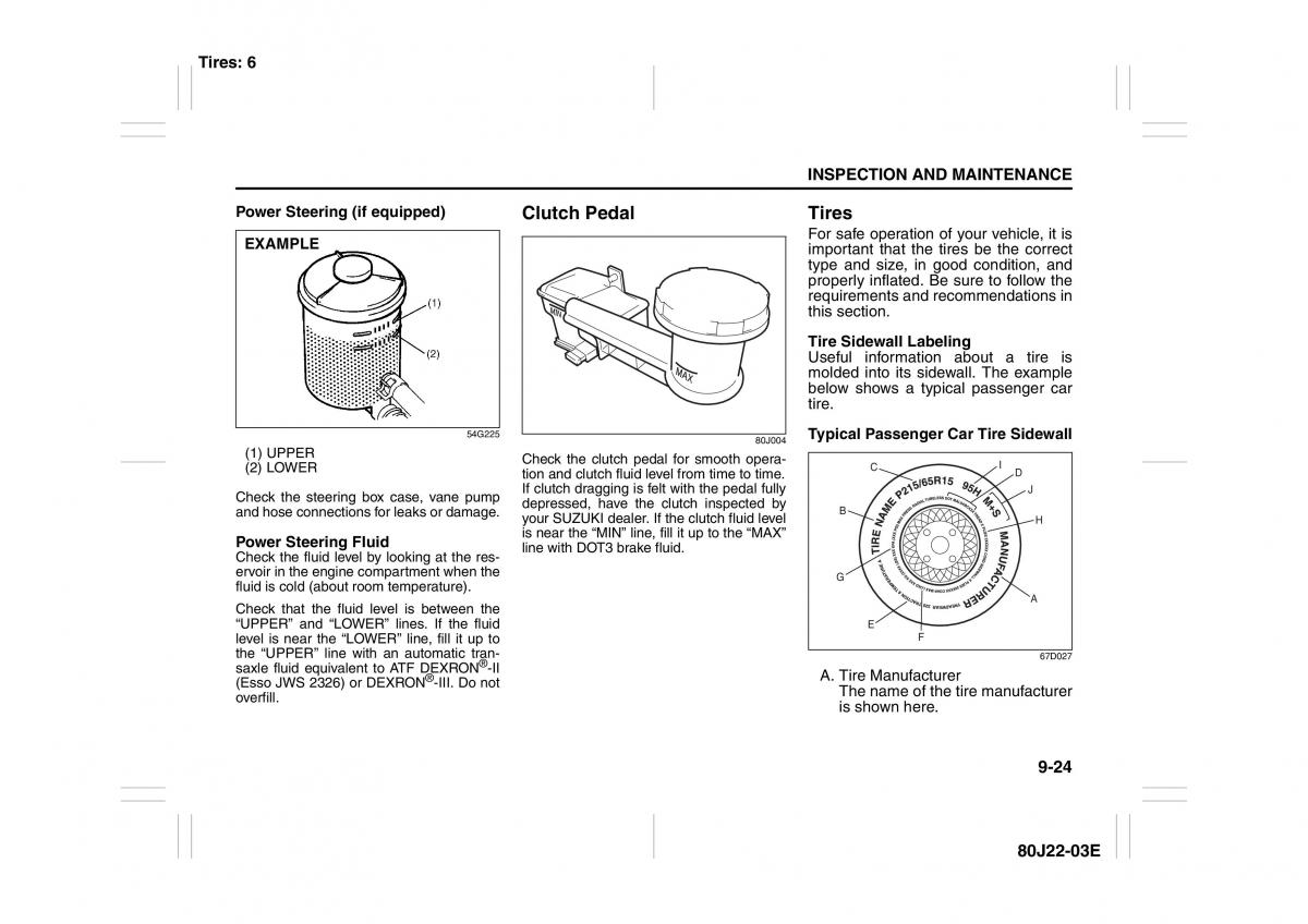 Suzuki SX4 owners manual / page 215