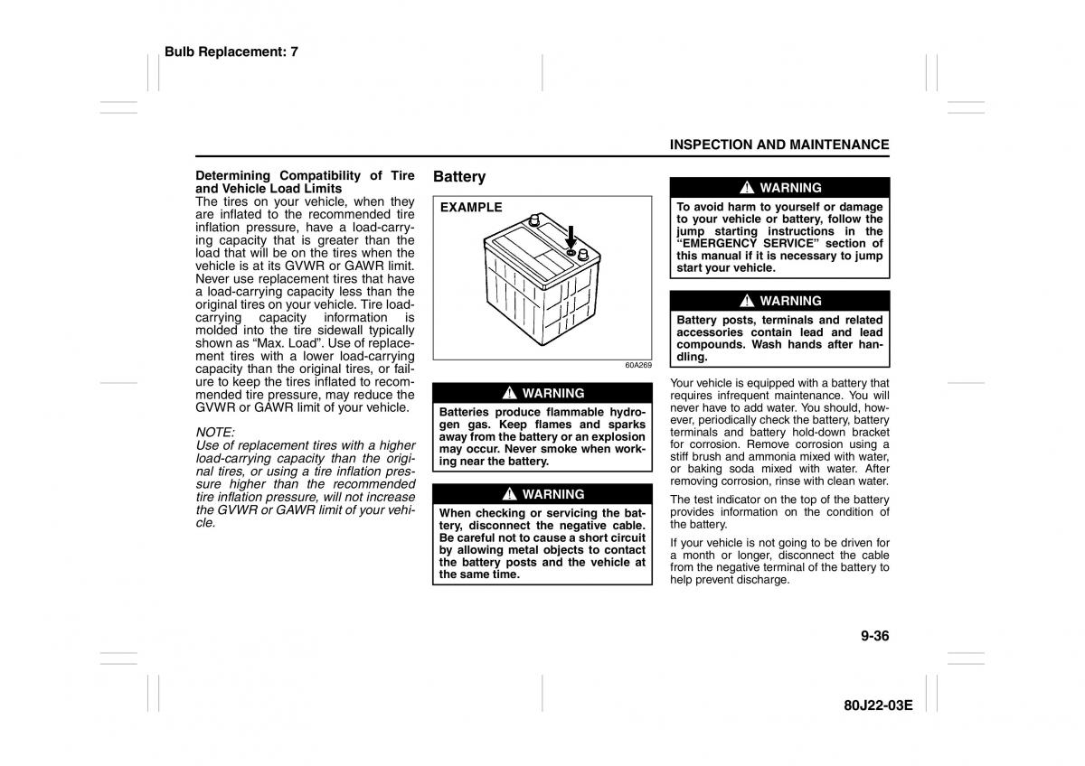 Suzuki SX4 owners manual / page 227