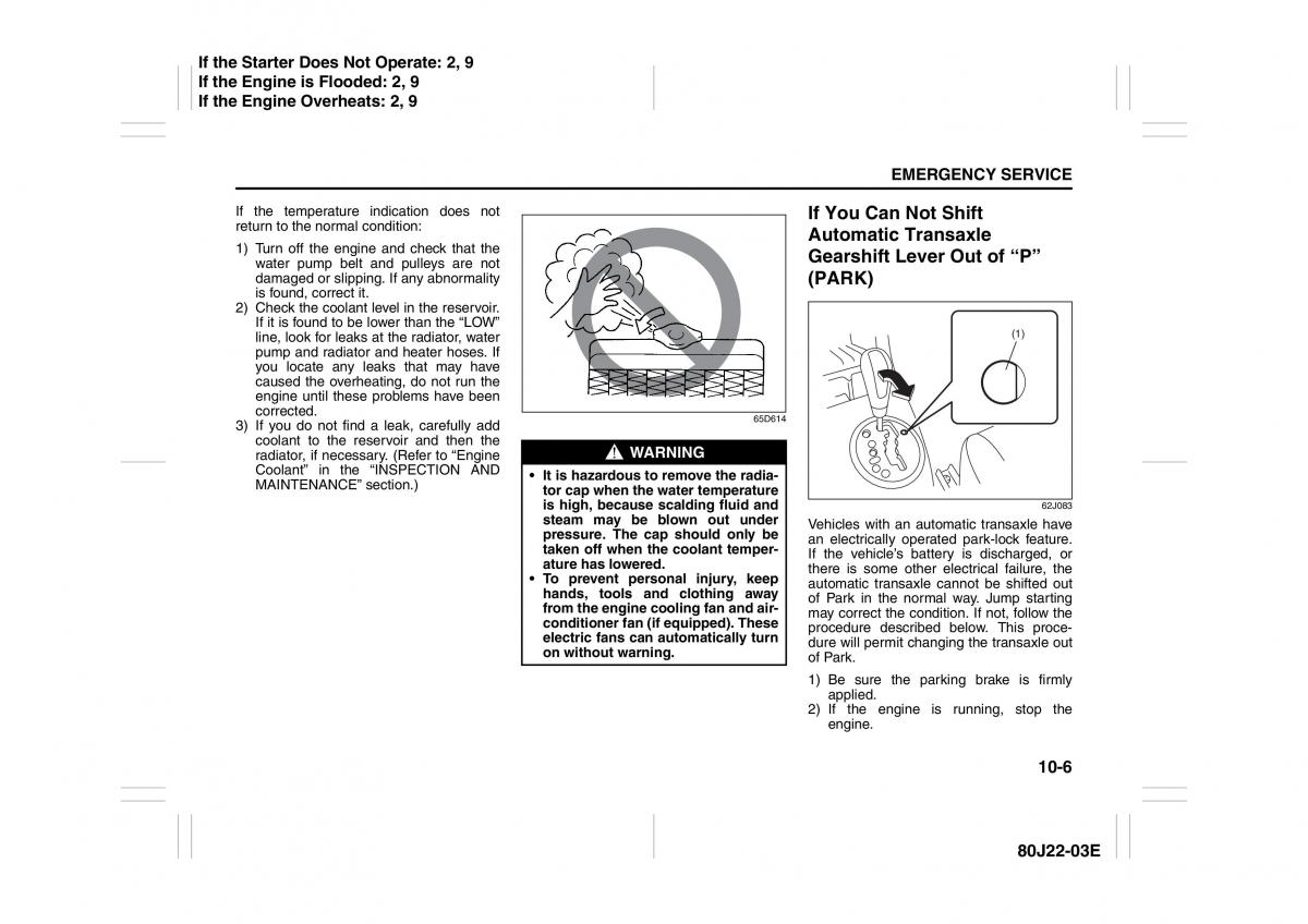 Suzuki SX4 owners manual / page 247