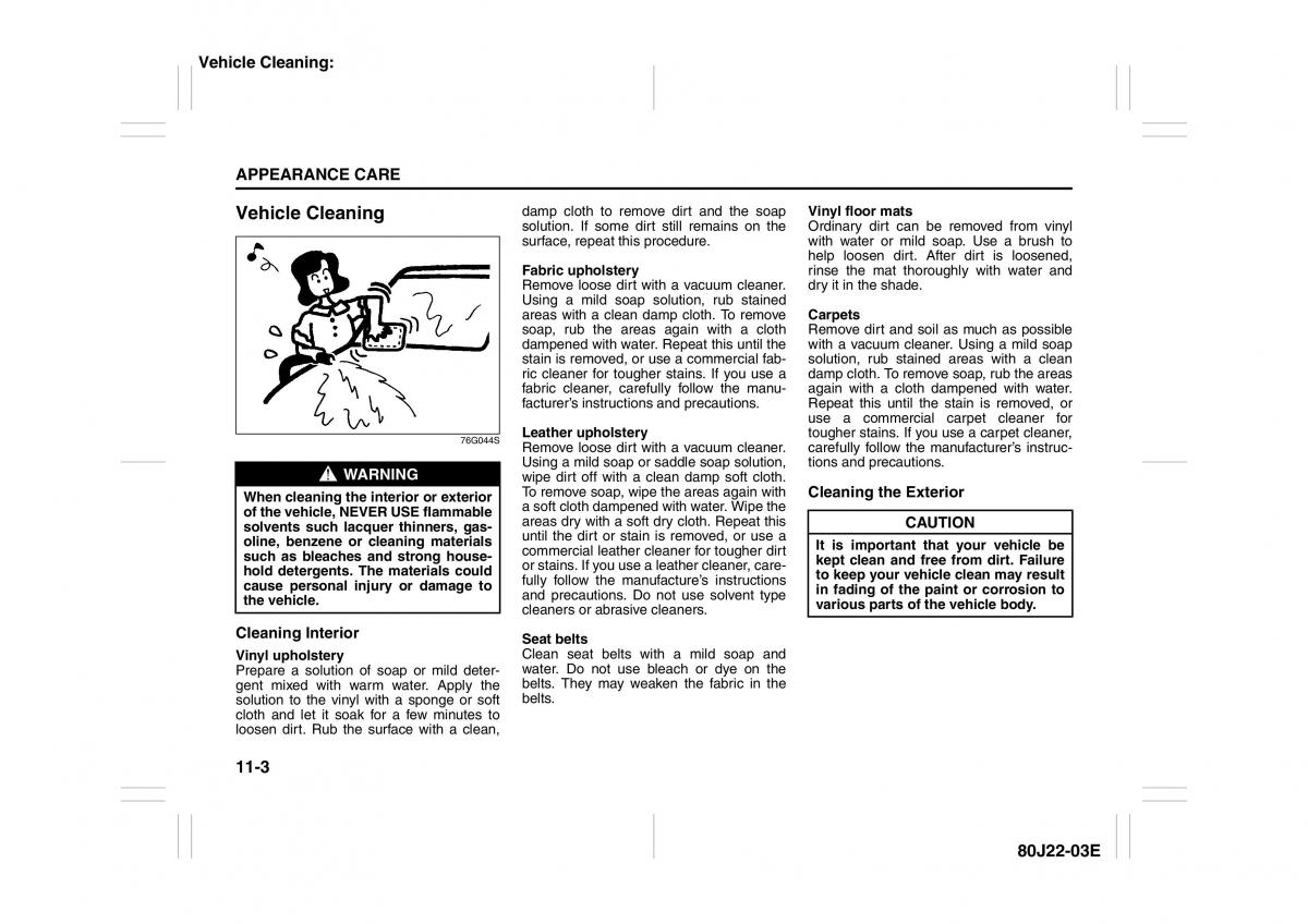 Suzuki SX4 owners manual / page 252