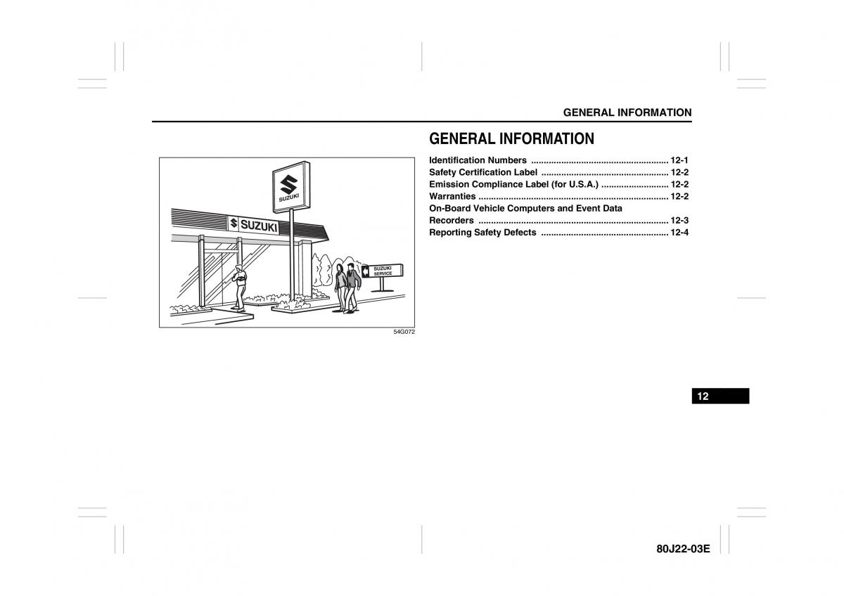 Suzuki SX4 owners manual / page 255