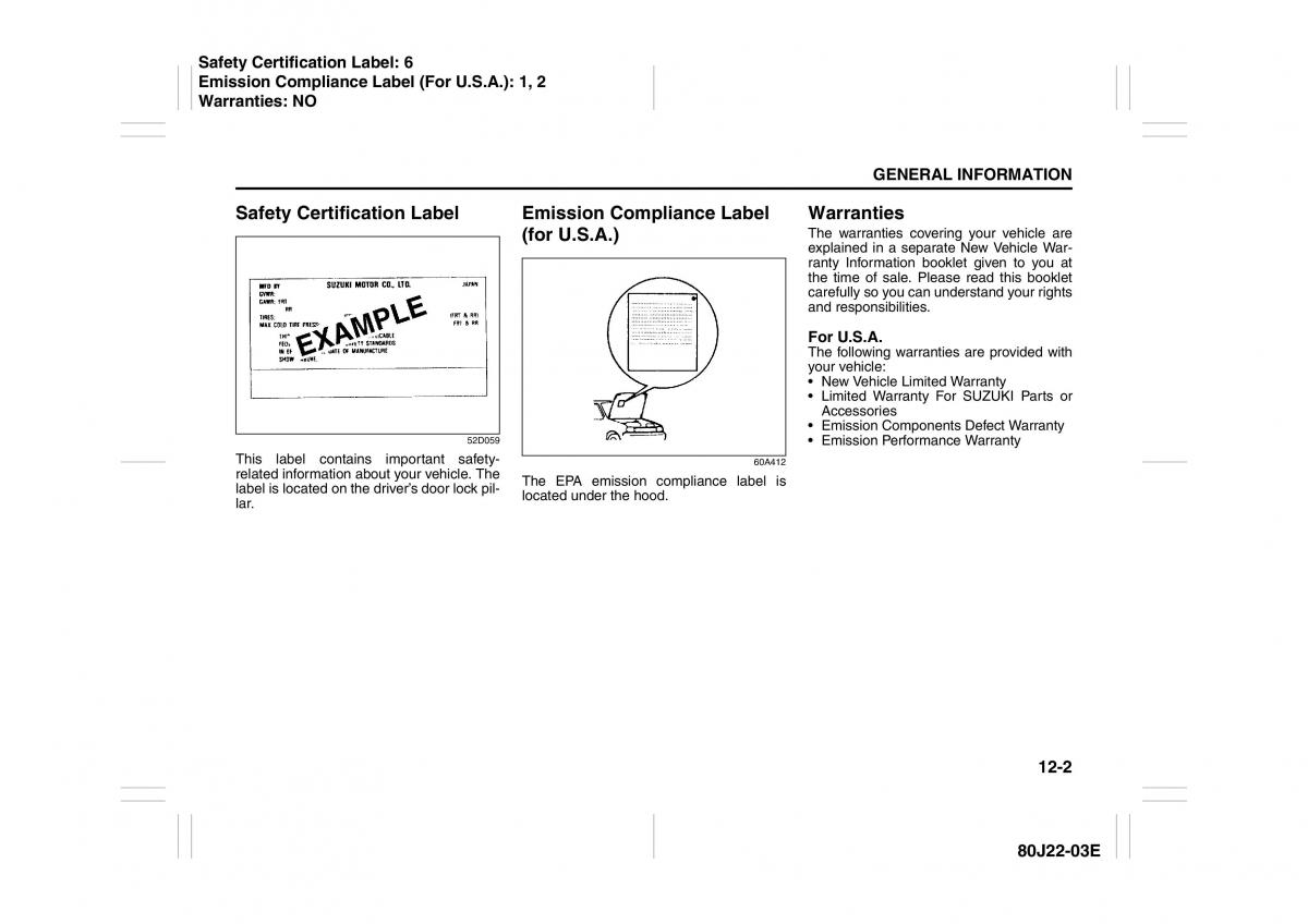 Suzuki SX4 owners manual / page 257