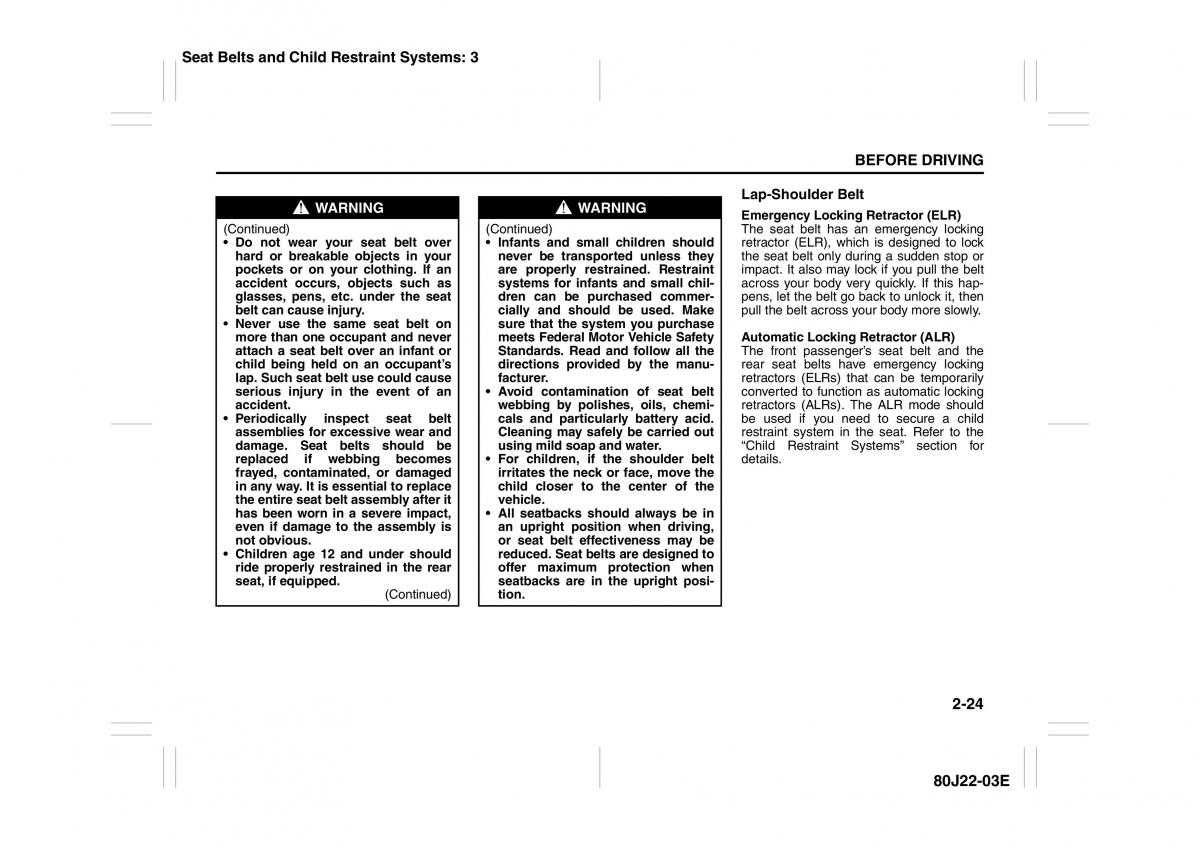 Suzuki SX4 owners manual / page 37