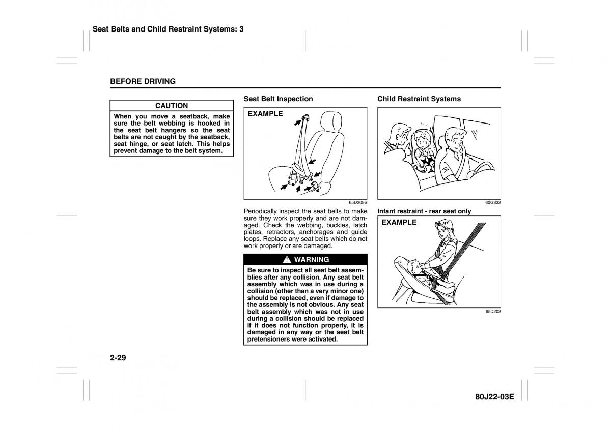 Suzuki SX4 owners manual / page 42