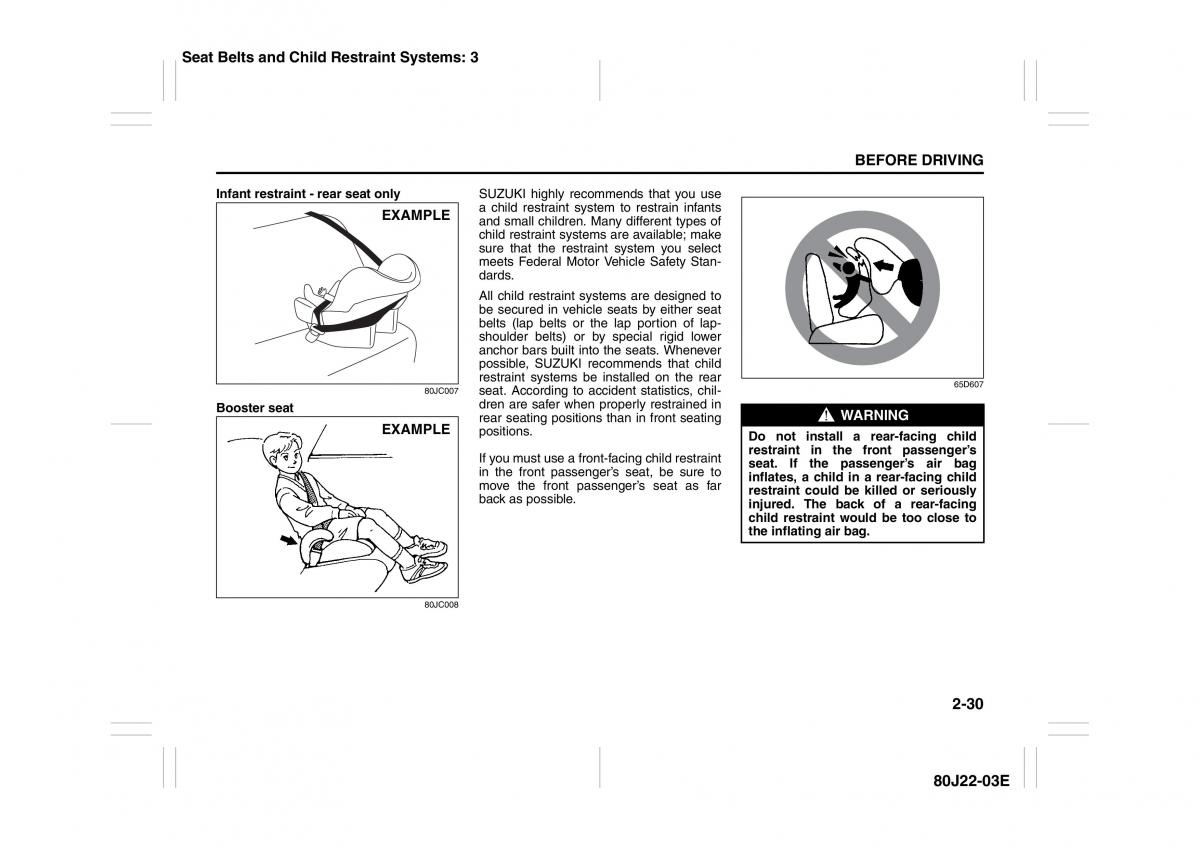 Suzuki SX4 owners manual / page 43